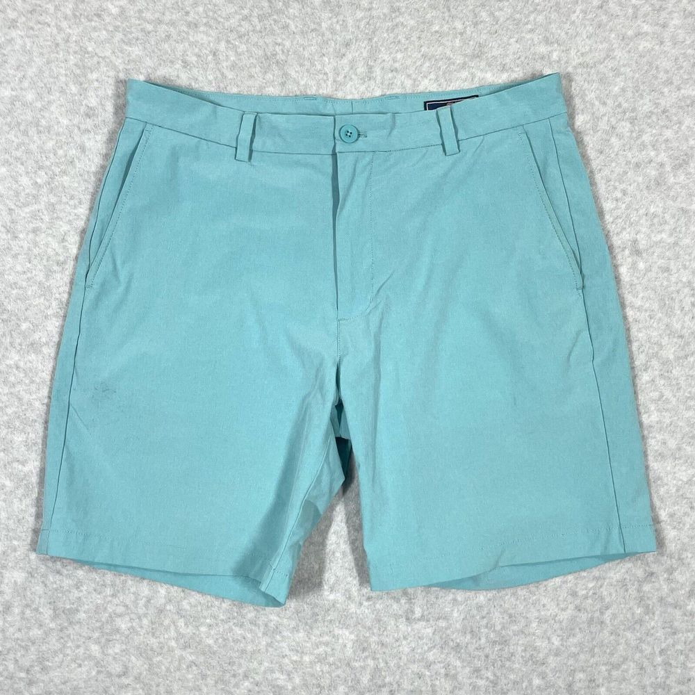 Vineyard Vines Men’s Flat Front Shorts in Aqua